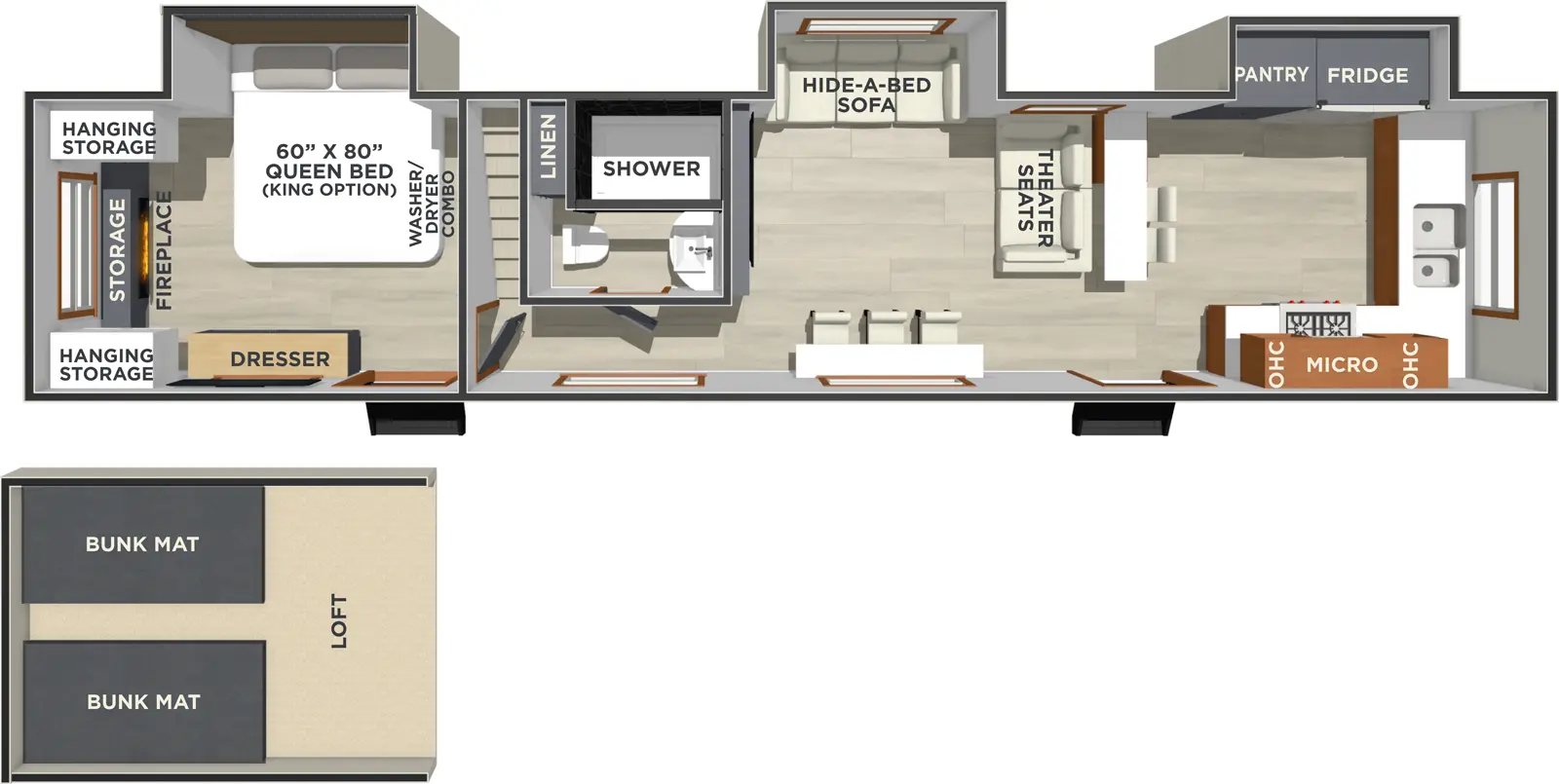 Lost Pines ASPEN Floorplan